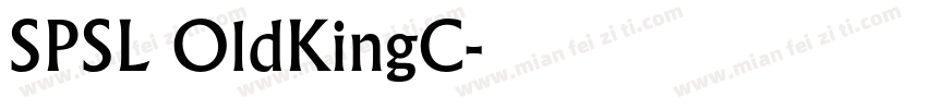 SPSL OldKingC字体转换